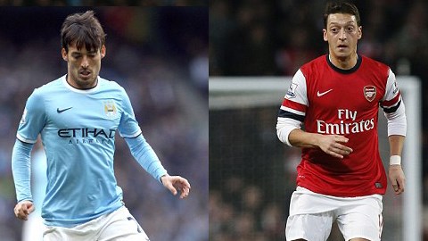 So sánh đội hình siêu sao của Man City & Arsenal