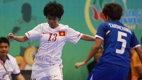 BongdaplusTV: Futsal nữ Việt Nam thua Thái Lan 1-6
