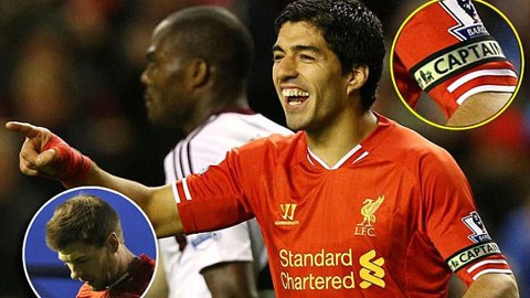 Suarez sẽ đeo băng đội trưởng trận gặp Tottenham?