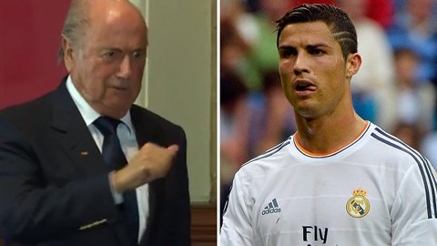 Blatter "đổi ý", ủng hộ Ronaldo giành QBV