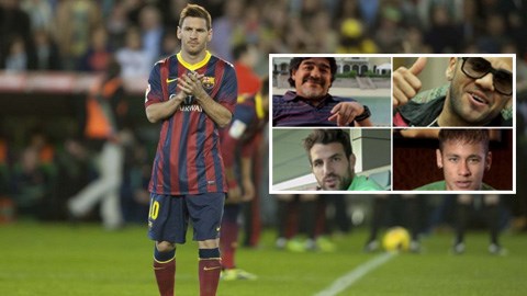Hàng loạt nhân vật nổi tiếng gửi lời chúc Messi sớm tái xuất