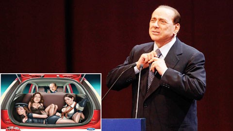 Berlusconi bị tống tiền vì clip sex