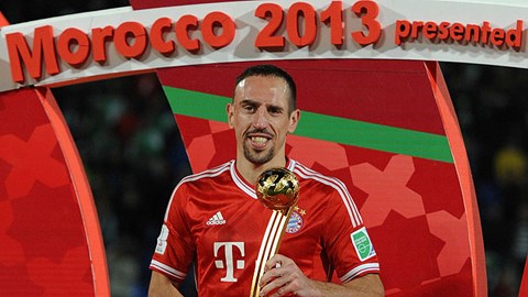 Điểm tin trưa 23/12: Ribery giành cú đúp danh hiệu trong 24h