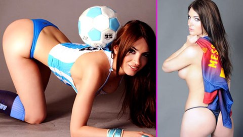 Hot girl đòi "lên giường" với cả Aguero lẫn Messi