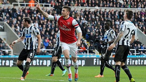 Newcastle 0-1 Arsenal: Pháo thủ vô địch lượt đi