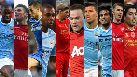 Top 10 cầu thủ xuất sắc nhất lượt đi Premier League