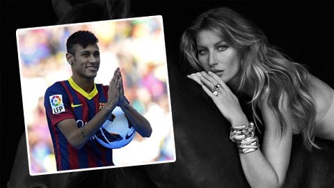 Neymar giá trị chỉ bằng 1/6 siêu mẫu Gisele Bundchen