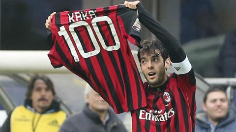 Honda "quên" không ăn mừng khi Kaka ghi bàn thứ 100 cho Milan