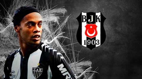Ronaldinho ký hợp đồng "khủng" với Besiktas