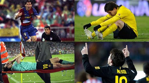 Những khoảnh khắc vui buồn của Messi ở Vicente Calderon