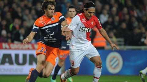 Montpellier 1-1 Monaco: Falcao tái xuất nhưng bất lực