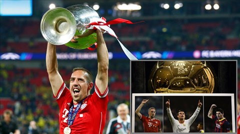 Ribery" Tôi tự tin sẽ giành Quả bóng vàng!"