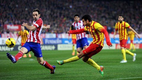 Tình huống Pedro khiến hậu vệ Atletico "tẽn tò"