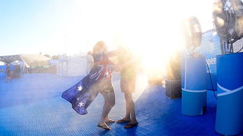 Australian Open 2014: Nóng như cái lò nung