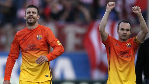 Barca: Vắng Pique và Iniesta cũng không sao