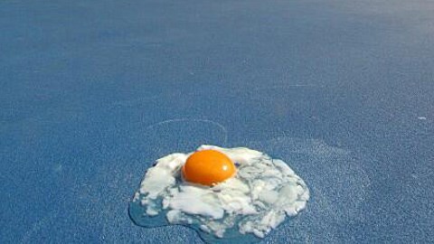 Ốp la trứng không cần bếp ở Australian Open