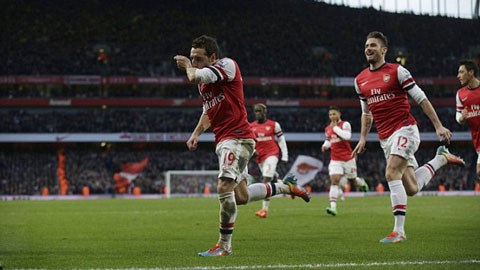 Arsenal 2-0 Fulham: Cazorla tỏa sáng, Oezil mờ nhạt