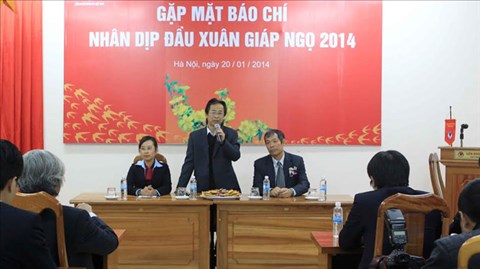 BongdaplusTV: Lãnh đạo VFF gặp các nhà báo thể thao nhân dịp xuân Giáp Ngọ