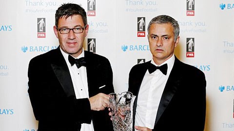 Jose Mourinho nhận giải thưởng của FWA