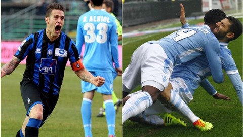 Vòng 22 Serie A: Lazio tiếp mạch hồi sinh, Napoli thua muối mặt