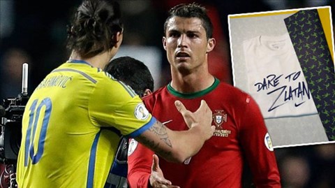 Ibra tặng quà sinh nhật "độc” cho Ronaldo