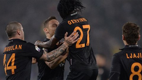 AS Roma 3-2 Napoli: Trận đấu của Gervinho