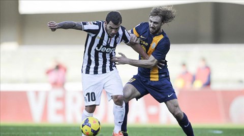 Verona 2-2 Juventus: Juve đánh rơi 2 điểm
