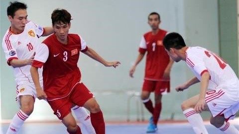 VCK Futsal Châu Á 2014: ĐT Việt Nam là hạt giống số 1