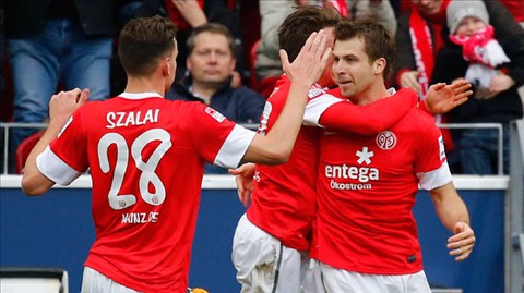 02h30 ngày 15/2, Mainz vs Hannover: Mainz phục hận