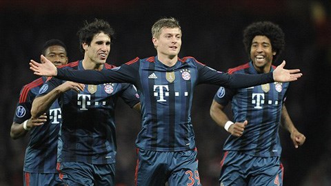 Toni Kroos: Người hùng của Bayern trong trận thắng Arsenal