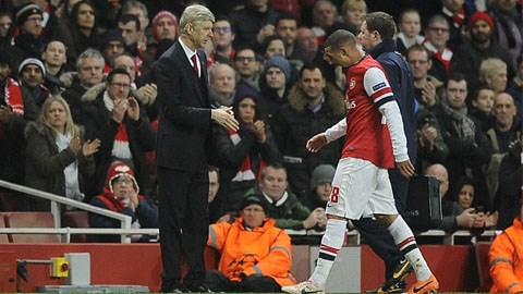 Arsenal đau đầu với chấn thương của Gibbs