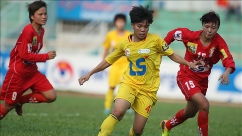 Vòng 2 giải bóng đá nữ VĐQG – Thái Sơn Bắc 2014: TP.HCM thắng nhọc nhằn!