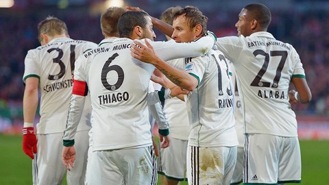 Bayern trình diễn tiqui-taca trước Hannover