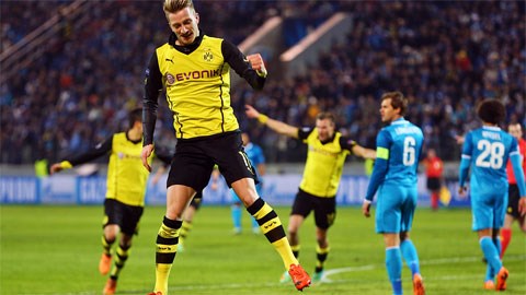 Zenit 2-4 Dortmund: Đòn phủ đầu hiểm hóc