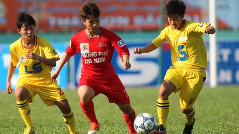 Kết thúc vòng 3 giải bóng đá nữ VĐQG – Thái Sơn Bắc 2013: PP Hà Nam lên đầu bảng!