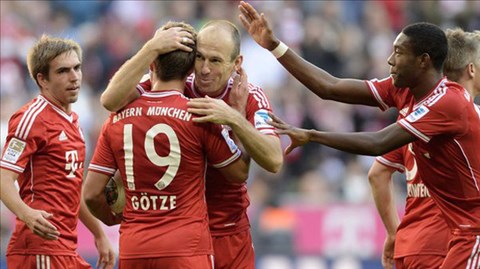 Robben ca ngợi Bayern sau màn “vùi dập” Schalke 04