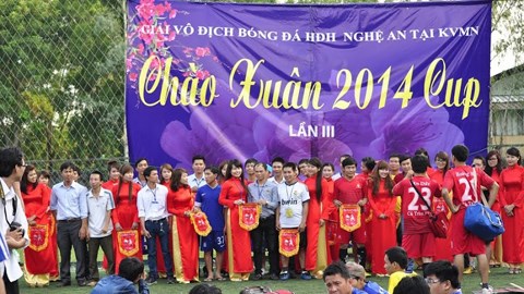 Giải Vô địch bóng đá Hội đồng hương Nghệ An tại Khu vực miền Nam: Chào Xuân 2014 Cup