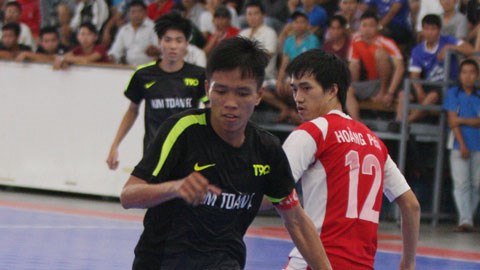 Giải Futsal toàn quốc 2014: Tân Hiệp Hưng thắng quá dễ