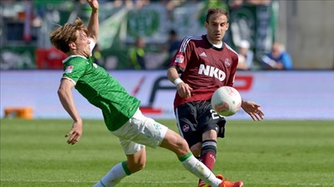 0h30 ngày 9/3, Nurnberg vs Werder Bremen