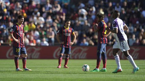6 điều rút ra từ trận thua của Barca trước Valladolid