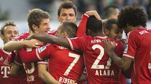 Wolfsburg 1-6 Bayern: Cả gan vuốt râu hùm