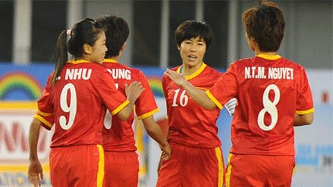 ĐT nữ Việt Nam tập huấn tại Tam Đảo chuẩn bị cho VCK Asian Cup 2014