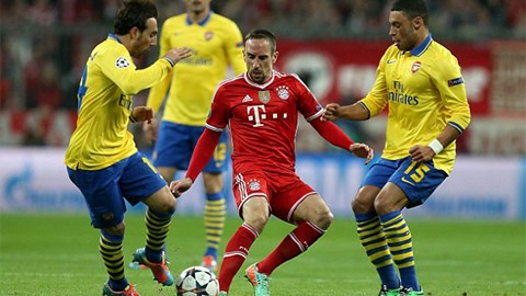 Chấm điểm trận Bayern 1-1 Arsenal: Ribery xuất sắc nhất
