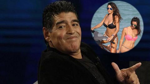 Maradona bắt cá… 4 tay