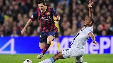 Leo Messi chơi trận đấu hay nhất từ đầu năm 2014