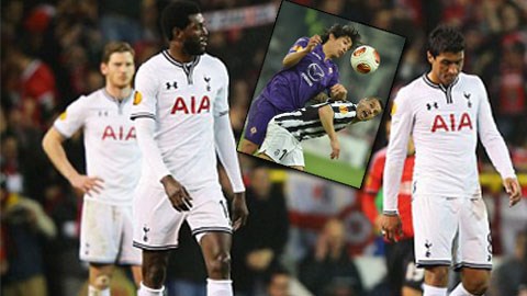 Lượt đi vòng 1/8 Europa League: Tottenham và Juventus sảy chân