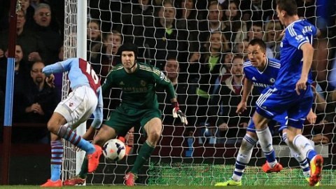 Aston Villa 1-0 Chelsea: Cú ngã chí mạng