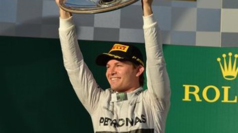 Nico Rosberg về nhất chặng khai mạc F1 Grand Prix 2014