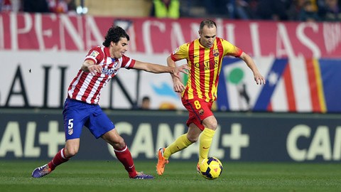 Iniesta đặt quyết tâm giành trọn 3 điểm tại sào huyệt của Madrid