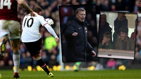 Moyes tán dương Rooney với siêu phẩm trong trận gặp West Ham